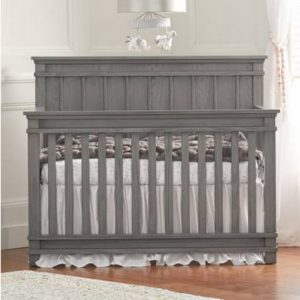 Bocca Full Panel Convertible Crib - Marina Grey by: Dolce Babi