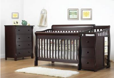 Tuscany 4-in-1 Convertible Crib and Changer Set by: Sorelle