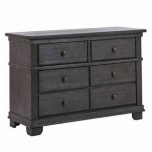 Potenza Double Dresser - Distressed Granite by: Pali Design