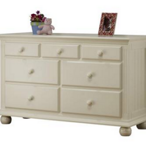 Vista Elite Double Dresser - French White by: Sorelle