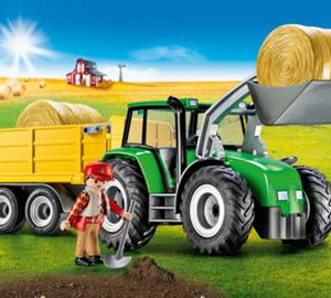 Tractor with Trailer - 9317 by: Playmobil