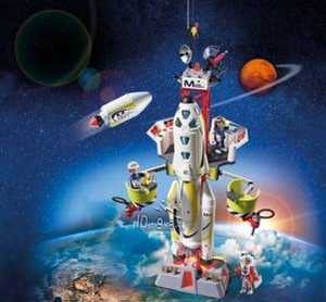 Mission Rocket with Launch Site 9488 by: Playmobil