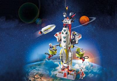 Mission Rocket with Launch Site 9488 by: Playmobil