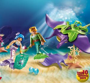 Pearl Collectors with Manta Ray 70099 by: Playmobil