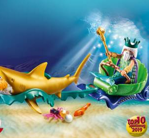 King of the Sea with Shark Carriage 70097 by: Playmobil
