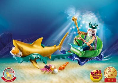 King of the Sea with Shark Carriage 70097 by: Playmobil