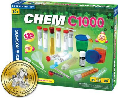 Chem C1000 (V 2.0) Chemistry Set with 125 Experiments & 80 Page Lab Manual by: Thames & Kosmos