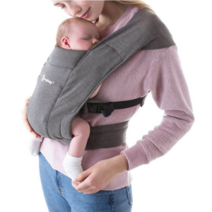 Embrace-Newborn-Carrier-–-Soft-Knit-Heather-Grey
