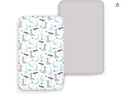 Jersey Fitted Sheets by: A Baby Company