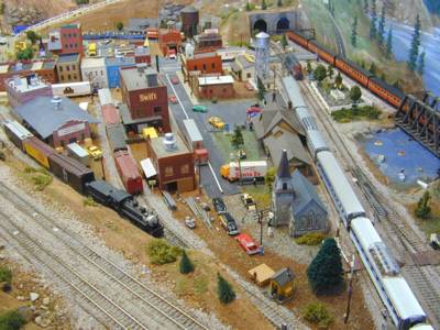 HO Train Sets, Buildings, Track and Rolling Stock