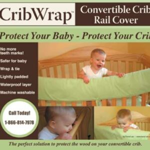 Crib Wrap Rail Cover by: Trend Lab