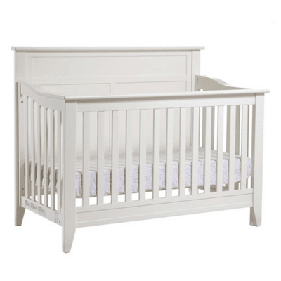 Napoli Flat Top Crib - White by: Pali Design