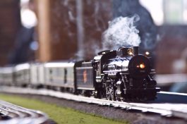 Steam train - railorad engine